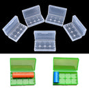 5X 18650 CR123A 16340 Hard Plastic Transparent Battery Case Box Holder Storag -Q