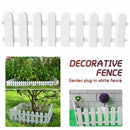 1Pc 50x13cm White Plastic Tree Fence Courtyard Indoor Garden Fence Kinderga P3T2