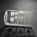 22 in1 Multi Tool Card survival Wallet sized Camping Hiking Emergency Kit  Gear