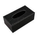 Durable Home Car Rectangle PU Leather Tissue Box Paper Holder Case Cover Na