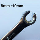 Polygonal Open Key In Finishing Steel Resistant Mirror - 8 And 10