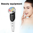 7 Modes LED Photon Ultrasound Ion RF Electroporation Beauty Device (White)