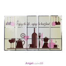 Kitchen Cartoon Wall Stickers Heat Resistant Oil-proof Removable Wall Decor