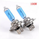 2PCS 100W White H7 Xenon Gas Halogen Headlight Light Lamp Bulbs 12V 6000K
