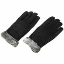 Men's non-slip thermal winter sports leather gloves Tactile display Gloves