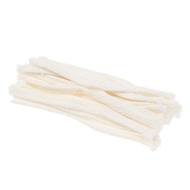 20 Pieces Lab Cotton Alcohol Light Lamp Burner Wick Lampwick 15cm Dia 6mm