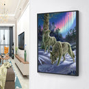 Diamond Painting 5D Wolf in Midnight DIY Home Full Round Drill Picture Kit