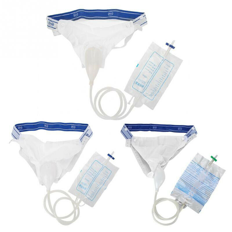 Men'S Old Age Urine Collector Hypoallergenic Silicone Urine Collection Bag  C9D2