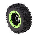 4x Rubber Tire Tyres with Metal Wheels for WLtoys 12428 1/12 RC Buggy Parts