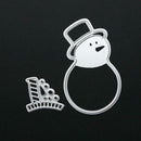 Snowman DIY Metal Stencil for Scrapbook Embossing Craft Cutting Die Decor A