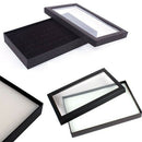 4X(36 Slots Jewellery Box Ring Storage Earrings Display Box Jewelry OrganizV7Q6)