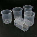 5 Pcs 500ml Plastic Clear Measuring Measurement Cup Lab Kitchen
