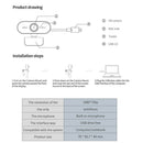 1080P HD Webcam with Mic Rotatable Autofocus USB 2.0 PC Desktop Web Camera Cam