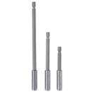 3pcs Magnetic Bit Holder Extensions 75 100 150mm Change 1/4 inch Hex Shank