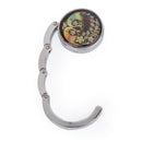 Peacock Pattern Handbag Hook Hanger Bag Holder W5N1