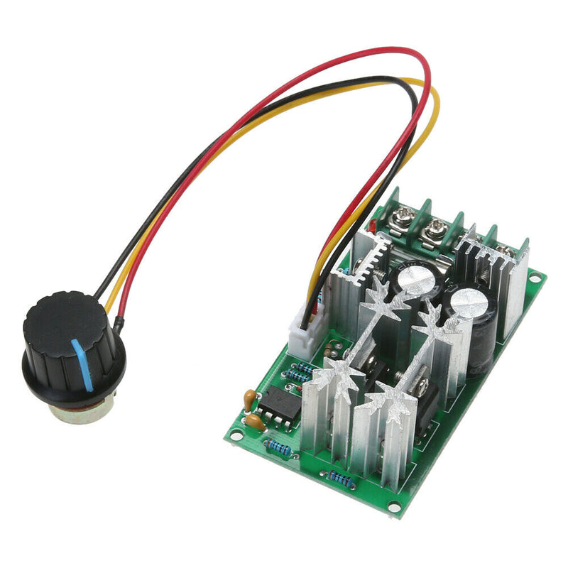 12V/24V/36V/48V/60V 1200W 20A PWM FAN Controller DC Motor Speed Control