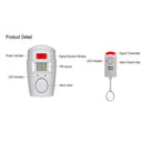 Alarm System With 105dB Siren Alarm Mode Window Alarm Door Alarm With 2pcs