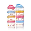 Baby Removable Milk Powder Cartoon Box Snack Containers for Kids Pink