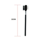 Steel Eyebrow Eyelash Dual-Comb Extension Brush Metal Comb Makeup Tool  new
