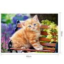 5D DIY Full Drill Diamond Painting Sitting Cat Cross Stitch Embroidery Kits
