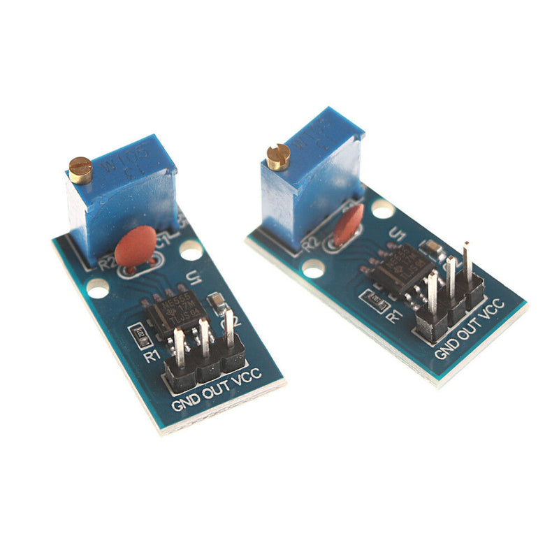 2pcs NE555 Adjustable Resistnce Frequency Pulse Generator Module A Kw