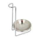 Stainless Steel Spoon Ladle Rest Kitchen Utensil Spatula Holder Decor A