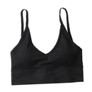 2x Bustier Crop Top Bralette Women Padded Bra Women Sports Bra Soft Spaghetti