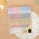 12 pcs Gel Pen Maker 0.5mm Color Ink Pen School Pen Office Style Supplies R U3F7