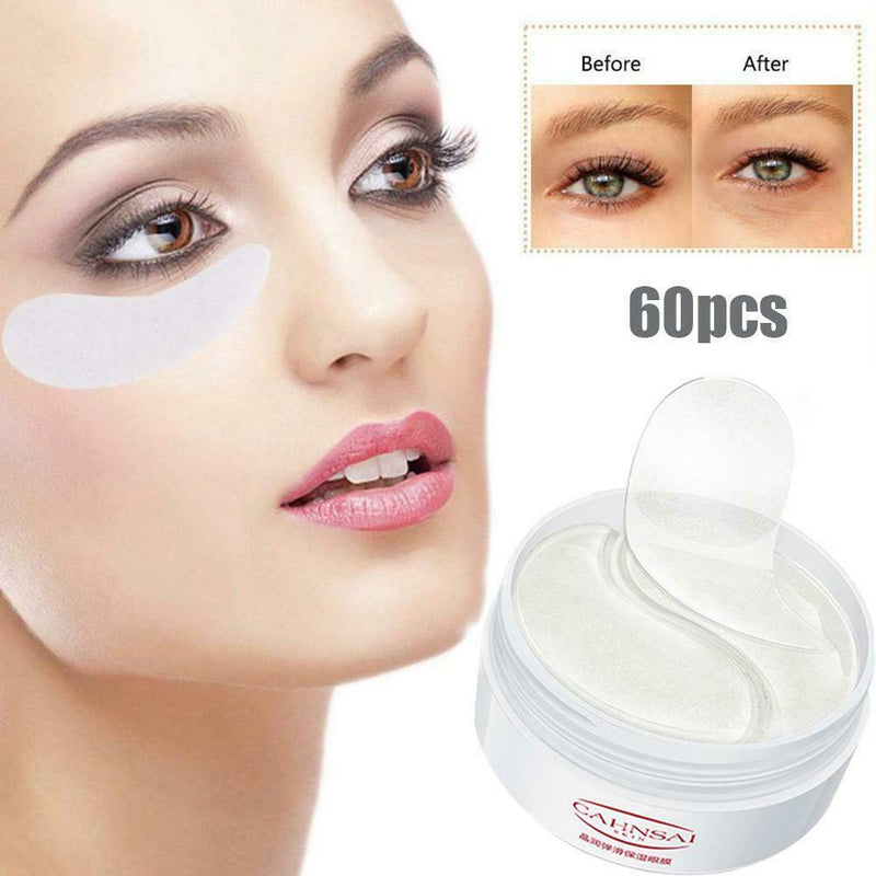 60pcs Repair Eye Patches Moisturizing  Crystal Collagen Gel Eye Skin Care