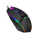 A902 RGB Gaming Mouse 7-Color Breathing Backlit Wired Optical Mice for PC