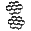 2 Pcs Walk Maker, Pathmate Stone Mold Paving Pavement Concrete Mould Stepping
