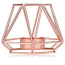 Nordic Romantic Dinner Candle Holders Geometric Candlestick Iron Candle Hol V6O9