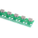 10Pcs Mini MICRO USB to DIP Adapter 5Pin Female Connector PCB Converter Board Z