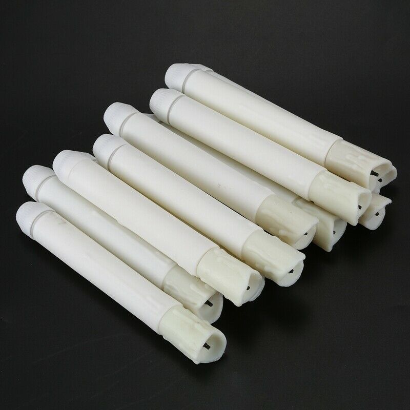 12PCS LED Flameless Taper Flickering Battery Operated Candles Light Party D