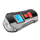3 in 1 USB Rechargeable LED Bike Front Light+Bicycle Computer+Electric Bell