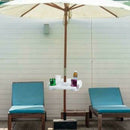 17 Inch Round Plastic Holders Snack Cups Beach Umbrella Table with Cup for