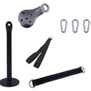 Fitness Pulley Cable System DIY Home Gym Loading Pin Stand Fittings Shoulder