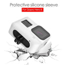Silicone Case Protective Cover Shell for Gopro Hero 8 Black Camera (White)