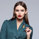 Trendy Animal Eagle Shape Brooches Drop Oil Pin Women Accessories Gift