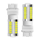 2x LED Lamp Bulbs 3W 1200LM 3157 33SMD 5730 Car Brake Tail Lamp White Light