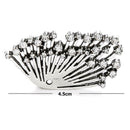 Novelty Glitter Earrings Women Rhinestone Geometric Ear Stud Jewelry Gift