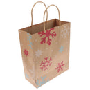 2019Christmas Gift Bags Santa Sacks Kraft Paper Bag Kids Party Xmas Decor Ran %x