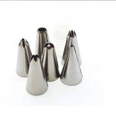 6pcs Icing Piping Nozzle Cake Decorating Sugarcraft Pastry Tips Tool Set JR