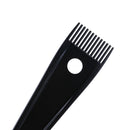 Black Flat Top Guide Comb With Liquid Bubble Level Flat topper Straight Hair-C3c