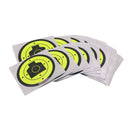 100 Pack Bright Fluorescent    Paper Target Stickers 7.5cm