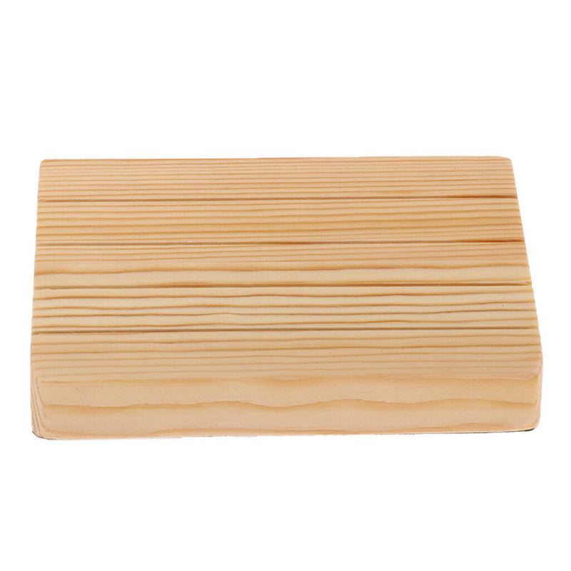 Wooden Playing Card Holder/Stand/Rack/Base 4 Slots, Natural Finish,Hand Free