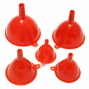 5PCS Plastic Funnel Fill Liquid Lab Car Petrol Oil Tool Water Fuel Kitchen H5L6