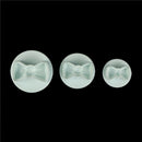 3Pcs Bowknot Plastic cookie/biscuit cutter plunger fondant mold cake decorati3CG