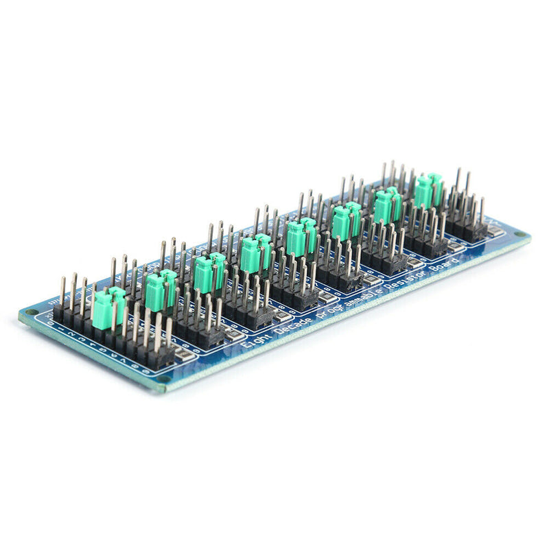 Programmable Eight Decade Resistor Board 1R-9999999R 1/2 Watt Resistance Module
