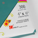 Practical Large Memo Slip In Photo Album 300 6*4" Photos Tulip Lily Flower Cover